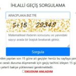 KGM - Geçiş İhlal Sorgulama